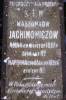 Grave of Anna and Marcin (Marbin?) Jachimowicz